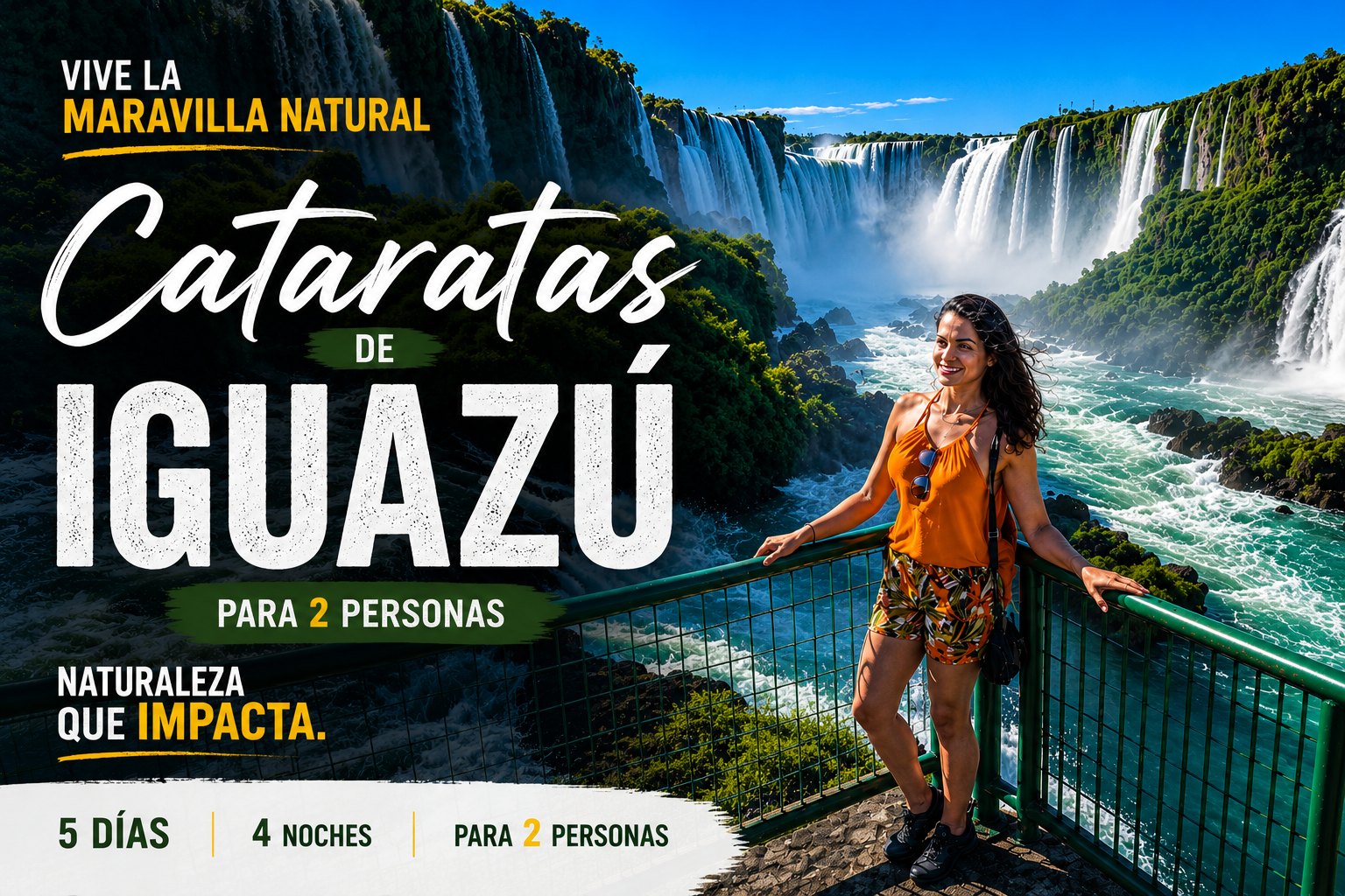 Gana este paquete turistico a las CATARATAS DE IGUAZÚ