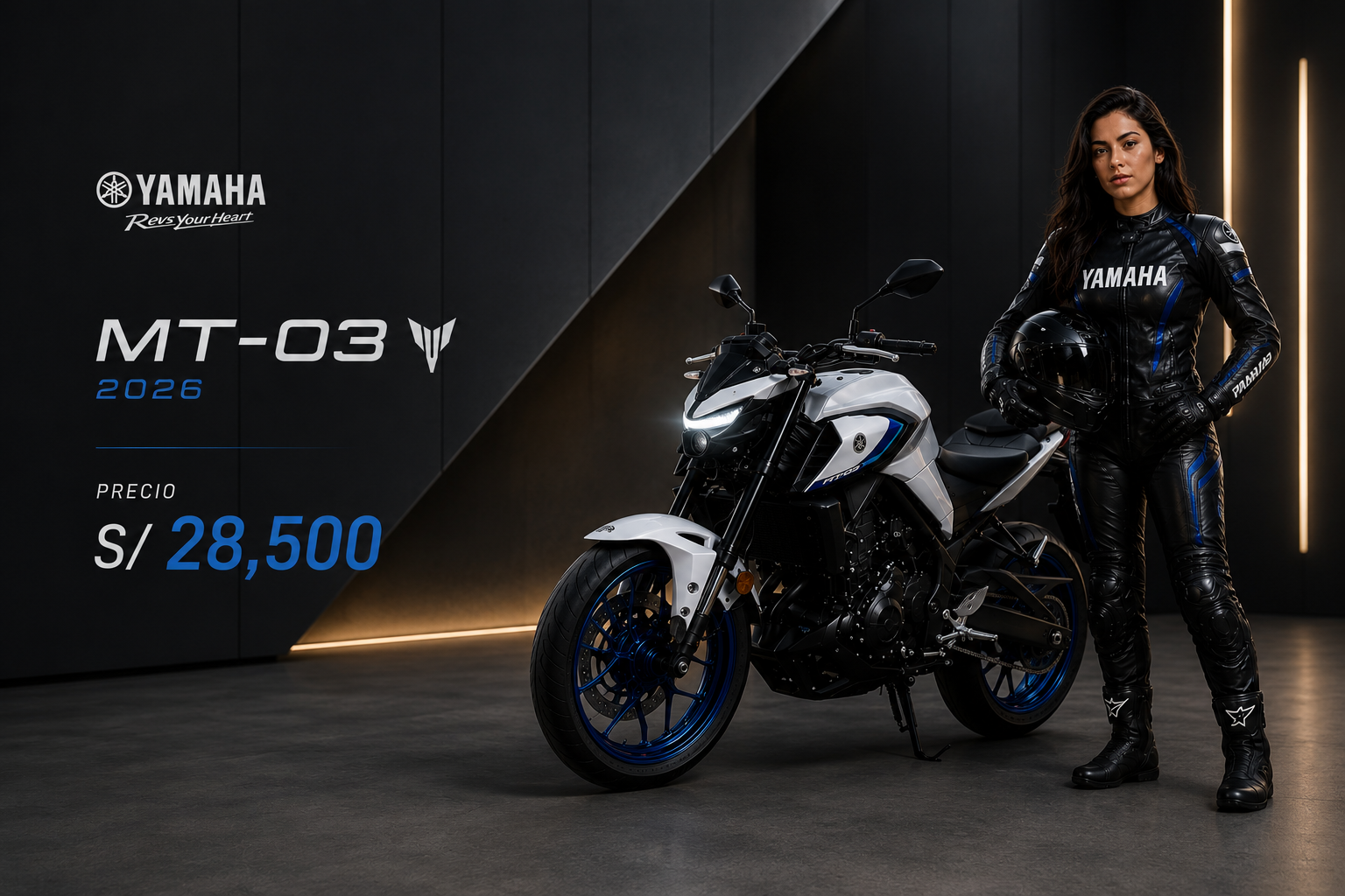 Gana esta Yamaha  MT-03 ABS + S/4,000 en Efectivo