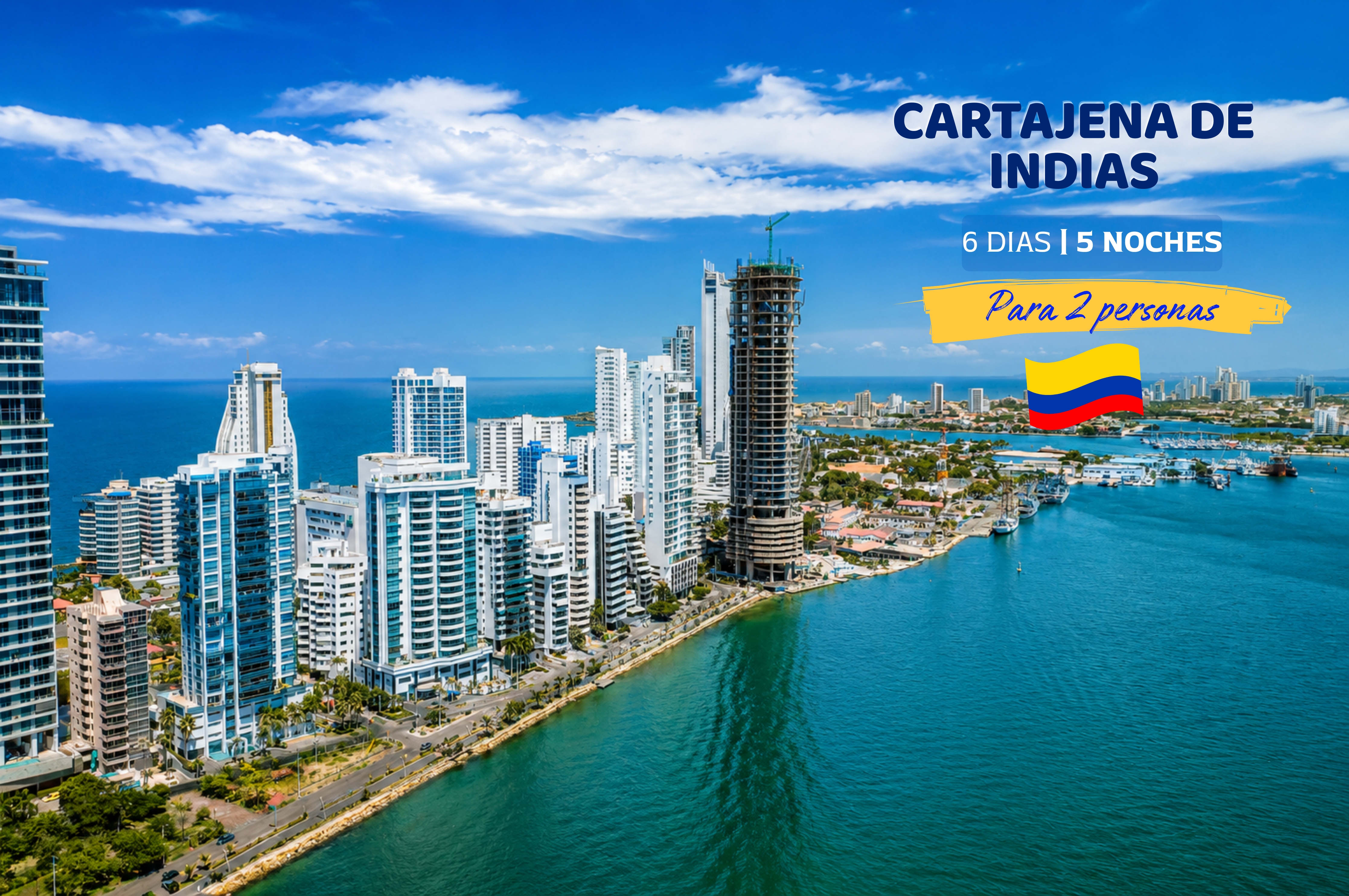 Gana un increíble paquete turístico a Cartagena de Indias + US$ 1,000 en efectivo.